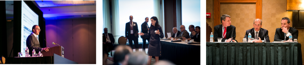 speakers presenting at a conference